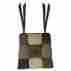 7135 Vhc 15 Kettle Grove Earthtone Patchwork Chair Pad Set With Ties