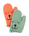716417736493 Yizi Zakka Cotton Oven Mitts Cute Smiling Face