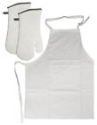 Pro3pc 72100 Gourmet Pro Pinstripe Ap Apron Grey Piece 058918721005