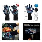 729043080823 Menhoud Oven Mitts Heat Resistant Bbq Gloves Silicone