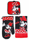732409859575 Disney Minnie Mouse Kitchen Towel Pot Holder Red