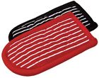 73444 Pot Holders Black And Red Fabric Hot Handle 691171773444