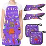 735626003134 Yuxiyan Friends Kitchen Decor Apron Oven Mitts Pot