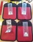 738980312331 Popular Home Products Red Silicone Pot Holders Quilted
