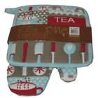 738980797626 Popular Home Tea Time Aqua Oversized Potholder Oven