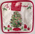 7412 Lenox New The Gift Of Friends Christmas Tree Single Kitchen Potholder Mitt 704386596057
