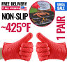 746507448029 Branded Silicone Oven Mitts Gloves Pot Holders Cooking