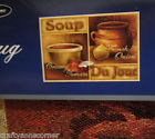 746885367677 Natco Soup Du Jour Creamy Tomato French Onion Tapestry Kitchen Mat Rug 19 X 27