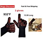 752074585906 Ttlife Cooking Gloves Bbq Grill Barbecue Silicone Heat