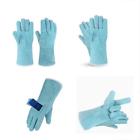 755101721780 Leather Forge Welding Gloves Bbq Resistant For Fireplace