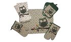 757105029367 Piece Harvest Oval Design Tapestry Kitchen Set