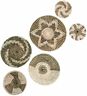 759049462590 Terracotta Door Woven Hanging Wall Basket Decor Set