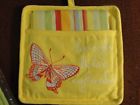 762242352247 Park Designs Yellow Pot Holder Gift Set Theres