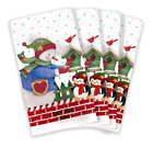 767744369083 Jj Collection Snowman Decorating Christmas Tree Pack Towels