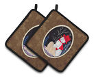 77dbaa190dcd42c9b7fd6b8ae48d54d1 East Urban Home Lhasa Apso Potholder Set Of 193244930681