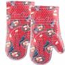 782897072154 Red Lmldeta Oven Mitts Set Transparent Clear Silicone