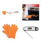8002128741225 Miao Pan Grill Gloves Barbecue Paws Baking Thermometer
