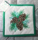 6101790 80114 Paine Products Pine Cones Branch Pot Holder Cotton 610179801140