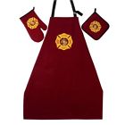 804686183398 Unbranded Fire Dept Bbq Grill Kit Oven Mitt