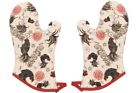 64180177136 805211aa Now Designs New Oven Mitt Rustic Rooster Set