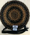 811622015743 Ihf Home Decor Primitive Country Ebony Braided Jute