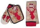 825540075925 Holiday Time Reindeer In Snow Cardinals Pc Kitchen