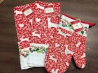 825540080585 Holiday Time New Contemporary Critters Christmas Oven Mitt