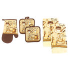 838015 Popular Bath Kitchen Collection Cafe Latte Linen Set 738980838015