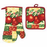 839869 Popular Bath Kitchen Collection Damask Apples Neoprene Oven 738980839869