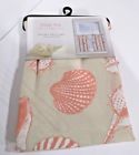848322027202 Kitchen Deep Sea Coral Curtain Two Tiers Wide