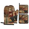 884340004184 Xianshime Moose Oven Mitts And Pot Holders Set
