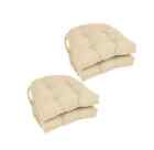 4ch-tw-ast-1 916x16us-t Blazing Needles Dining Room Chair Cushions With Ties Seat Pads Set Of 4 16 X Indoor Kitchen 749645610785