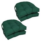 916x16us-t-4ch-tw-fg Blazing Needles Solid Twill Tufted Chair Cushions Set 749645631452