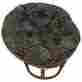 93312-tp-ast-exo Blazing Needles Papasan Chair Exotic Cushion Collection Relaxing Seat Tapestry 44 Inch Round