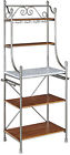 95385014087 Unbranded Olreans Bakers Rack In Caramel