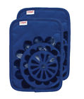 97160 Medallion Cotton Silicone Potholder Set Of