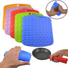 Aarcho Kitchen 5 Flexible Silicone Pot Holders Non-slip Pad Jar Opener Baking Trivet Mat Garlic 688713076286