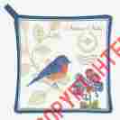 Ac21447 Alice S Cottage Handmade In Usa New Alices Bluebird Heat Proof Potholder 803246068519