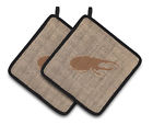 Aggr6570 39989639 August Grove Jasper Beetle Potholder Set Of