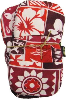 Akamai 858845003904 Islander Maui Microwave Potholder Mitts Set Of 2 Red