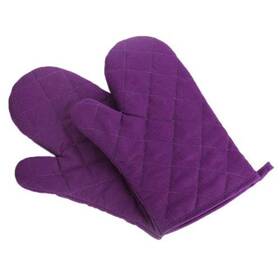 8huhn5w8zt4eg215 Akomatial Oven Mitts Cotton Microwave Bbq Baking Pot Glove Purple