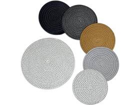 Akuyo 717024828908 Kitchen Trivets Set 6-piece Heat Resistant Multiple