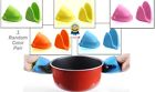 Alazco Silicone Pot Holder Oven Mini Mitt 1 Pair 2pc Cooking Pinch Grips He 788536262795