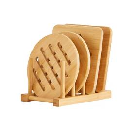 Al395 Alfto Alftotrivets For Hot Pots And Pans Bamboo Trivet Pads Kitchen Counte