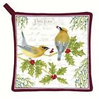 Ac21328 Alice Apos Cedar Waxwing Cottage Potholder