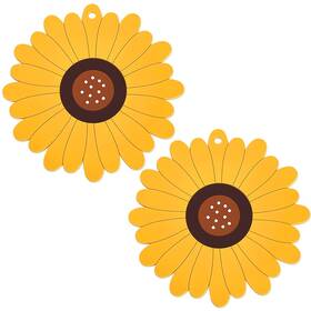A73374 Allydrew Sunflower Coasters Trivet Mats Pot Holders For Cups Drinks Pots And Pans Set Of