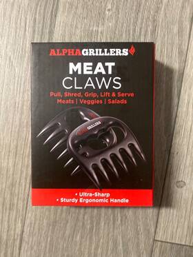 Alpha Grillers 841507114445 Meat Shredder Claws - Bbq Smoker Accessories Pulled Pork