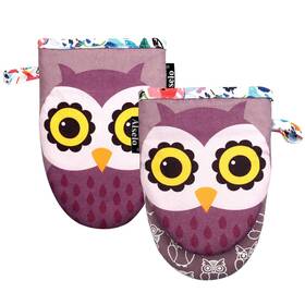 Alselo 744591626248 Mini Oven Mitts 2pk - Silicone Little Kitchen Purple