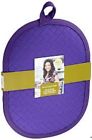 Am6011 Rachael Ray Pot Holder Trivet With Silicone Grip Blue