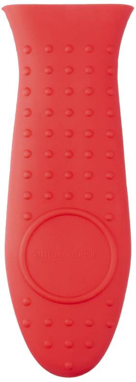 B01l7xweqq Amazon Basics Silicone Pot Holder Hot Skillet Rectangular Handle Cover For Kitch